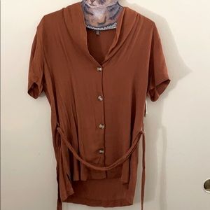 Cute burnt orange bottom top